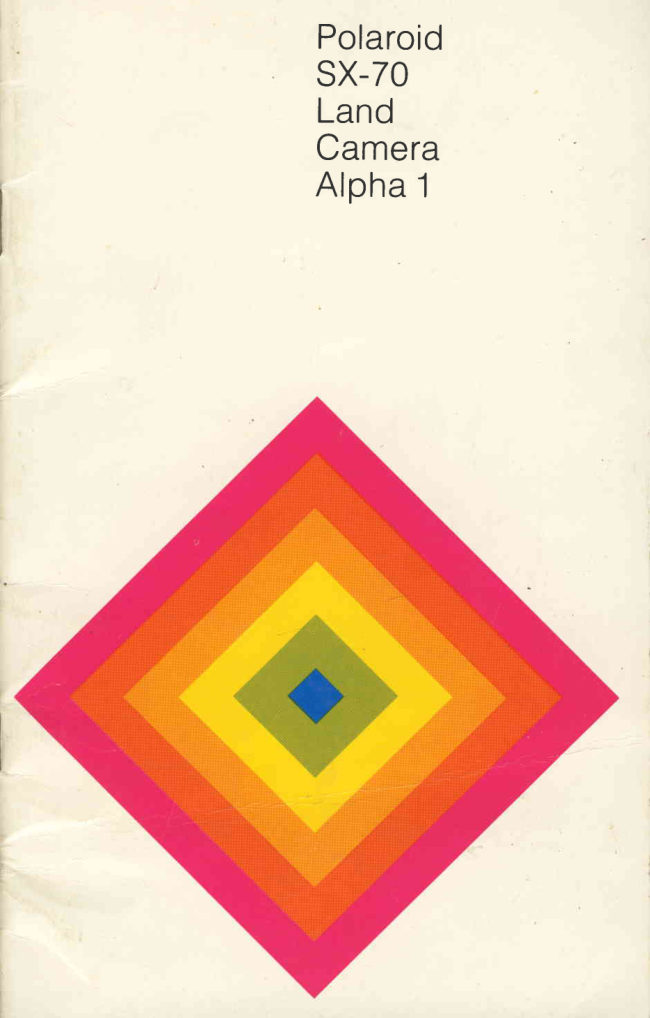 Polaroid SX-70 Alpha 1 manual cover