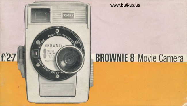 Kodak BROWNIE 8 Movie Camera manual cover