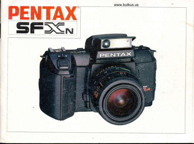 Pentax SFXn manual cover