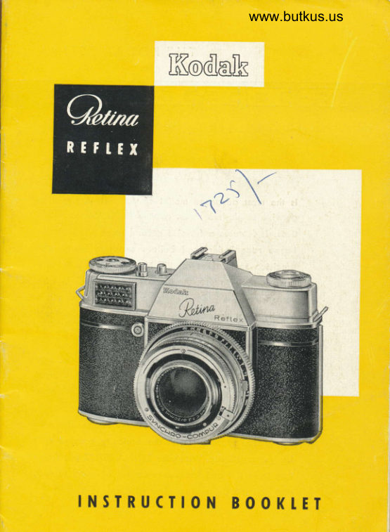 Kodak Retina Reflex manual cover