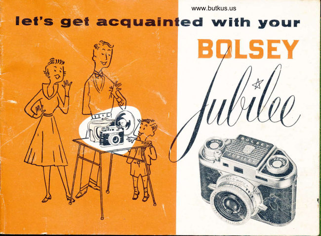 Bolsey Jubilee manual cover