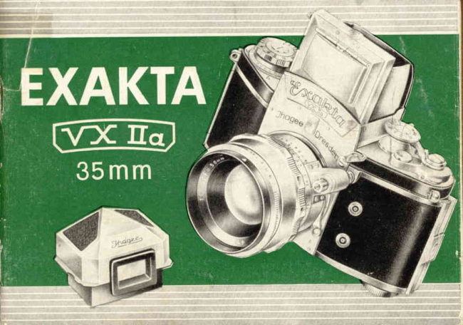 EXAKTA VX IIa manual cover