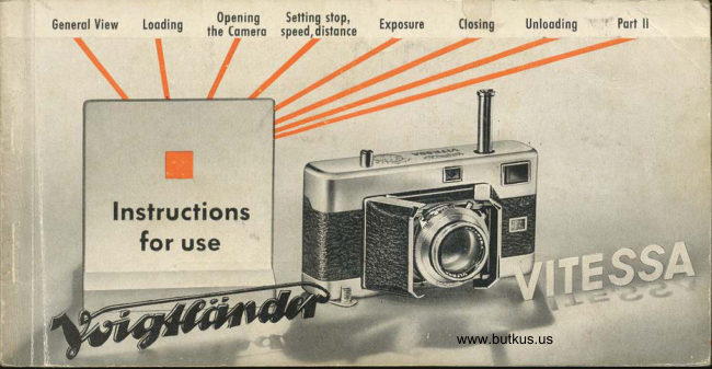 Another Voigtlander Vitessa manual cover