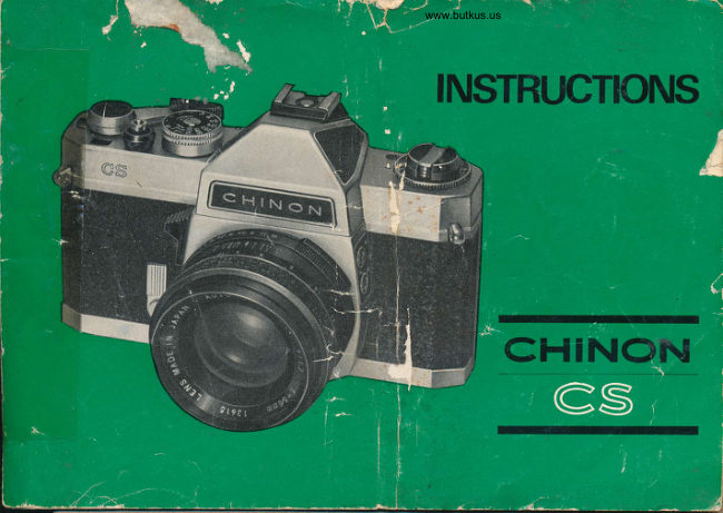 Chinon CS manual cover