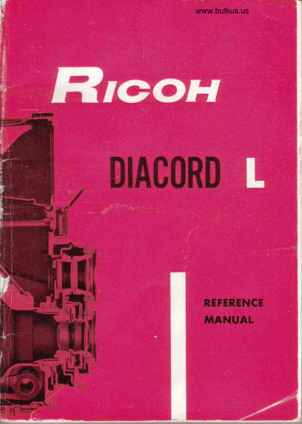 Ricoh A Diacord manual cover