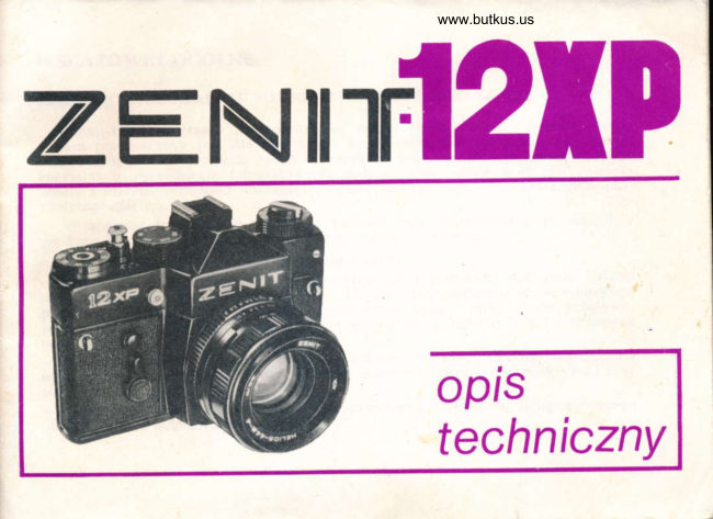 Zenith 12XP Opis Techniczny manual cover
