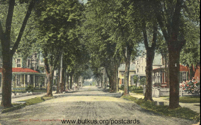 Lambertville, Union St. 1920s ? manual cover