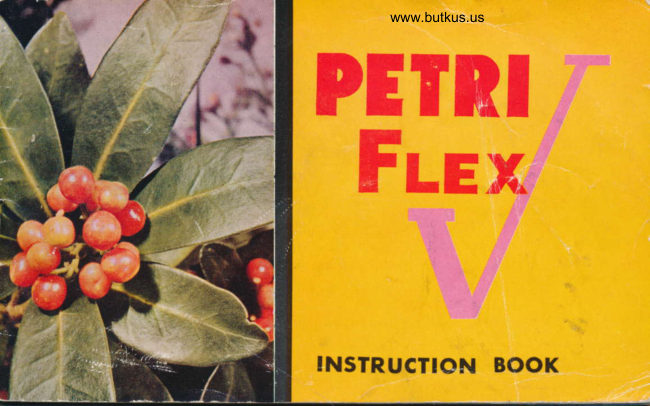 Petri Flex V manual cover