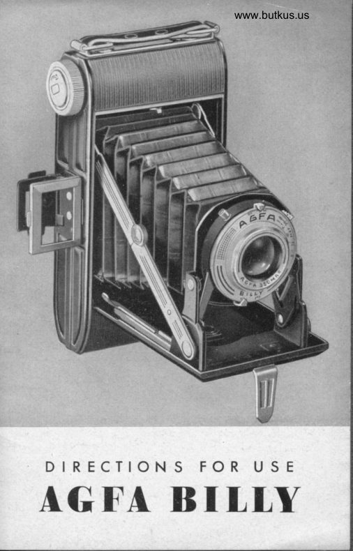 Agfa Billy manual cover