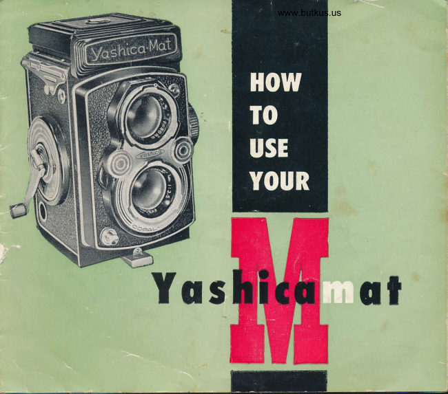 YashicaMAT manual cover