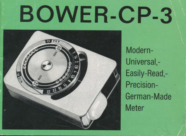 BOWER CP-3 manual cover