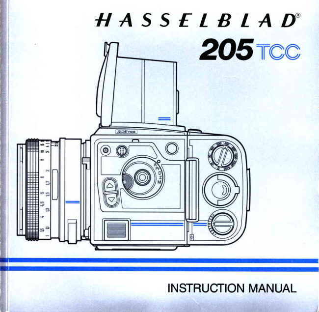 Hasselblad 205 TCC manual cover