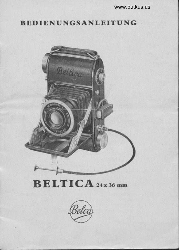 Belca Beltica manual cover