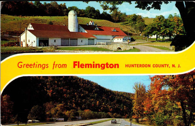 Flemington - Hunterdon County Postcard manual cover