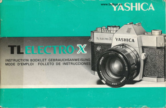 Yashica TL Electro-X Direct manual cover