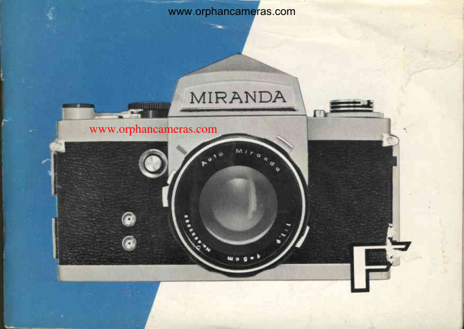 Miranda F — part 1 manual cover