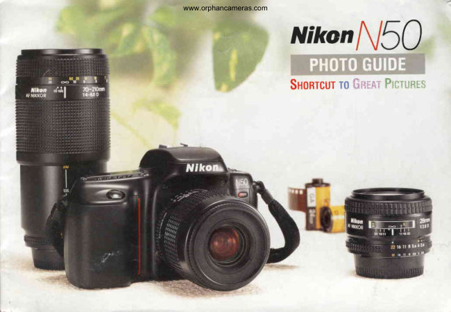 Photo Guide PART OF Nikon N50 manual cover