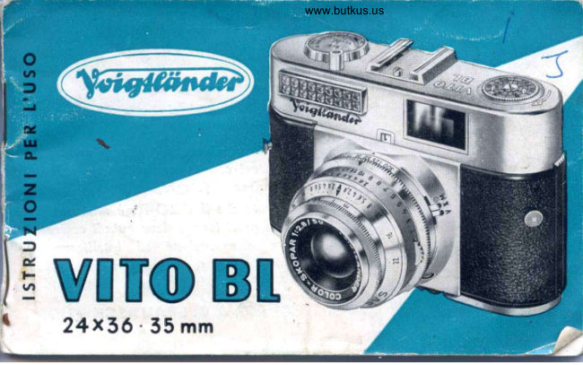 Voigtlander Vito BL manual cover