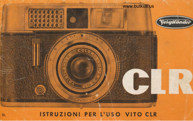 Voigtlander Vito CLR manual cover