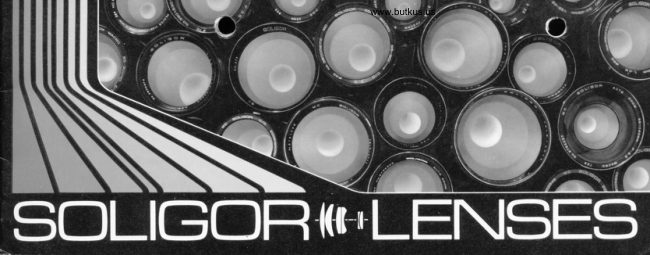 Soligor Lens specifications manual cover