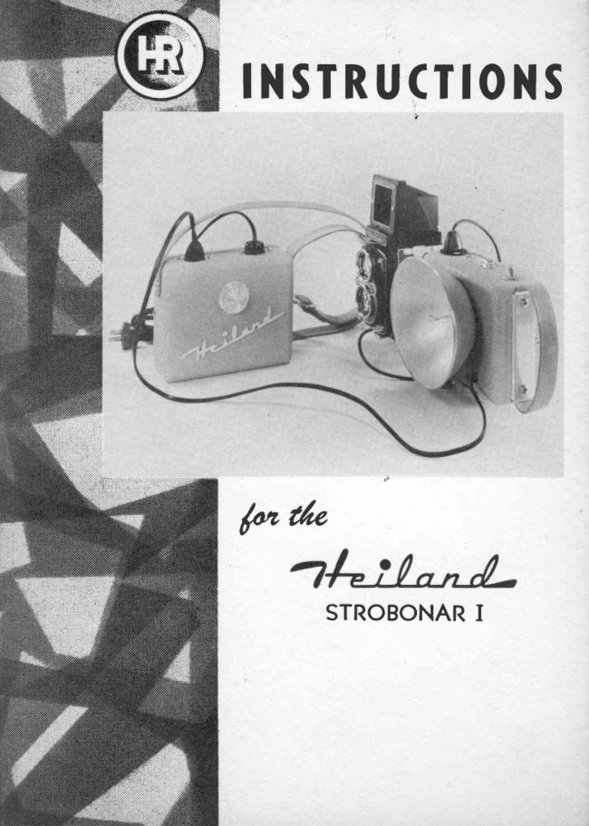 Heiland Strobonar I manual cover