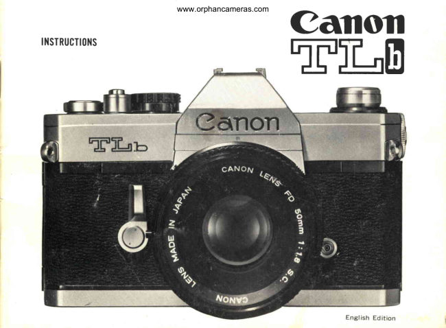 Canon TLb manual cover