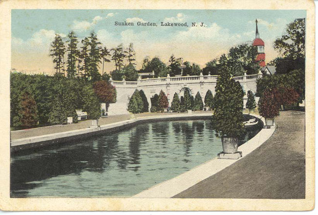 Sunken Gardens, Lakewood New Jersey manual cover