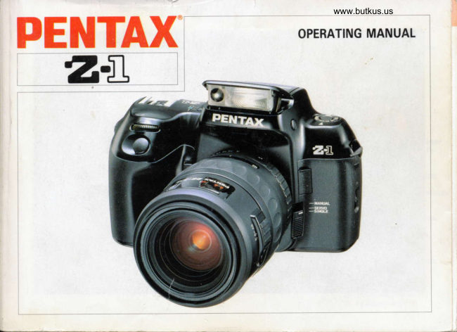 Pentax Z-1 manual cover