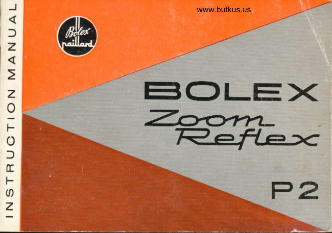 Bolex Zoom Reflex P2 manual cover
