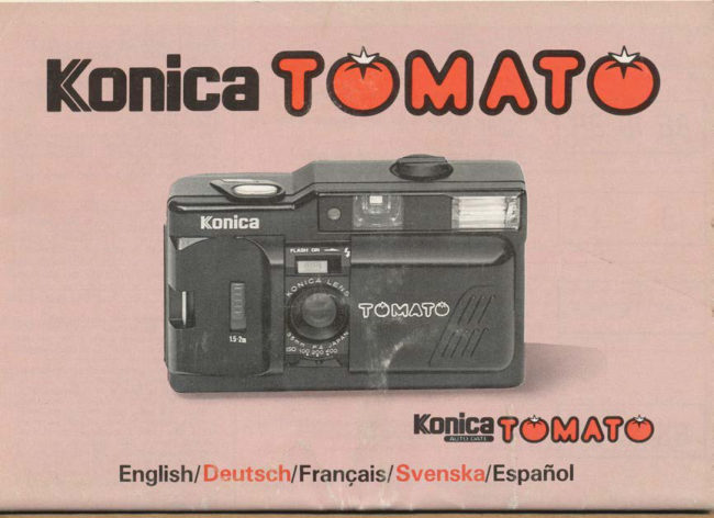 Konica Tomato 01 manual cover