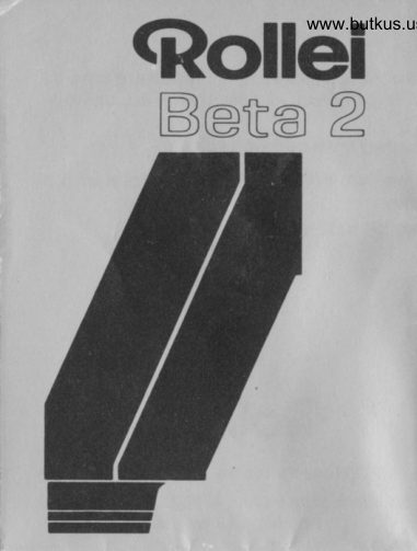Rollei Beta 2 manual cover