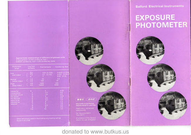 SEI Photometer manual cover