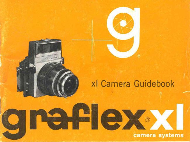 Graflex XL Camera Guidebook manual cover