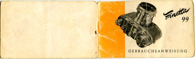 Finetta 99 manual cover