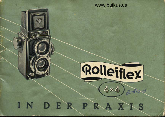 Rolleiflex 4x4 In Der Praxis manual cover