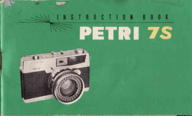 Petri 7s manual cover