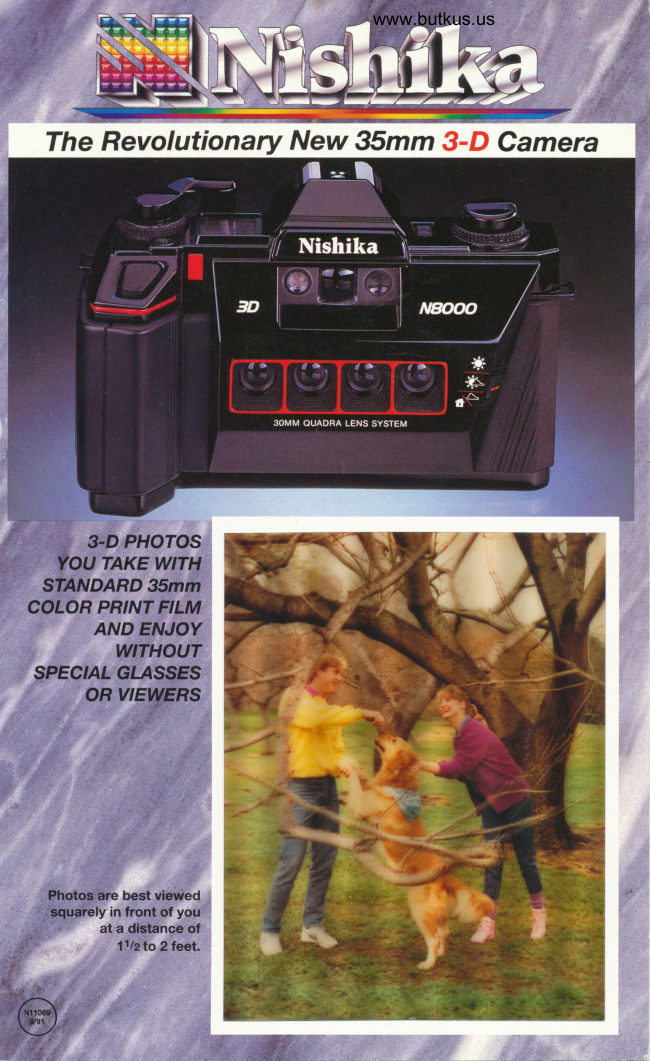 Nishika 3-D camera manual cover