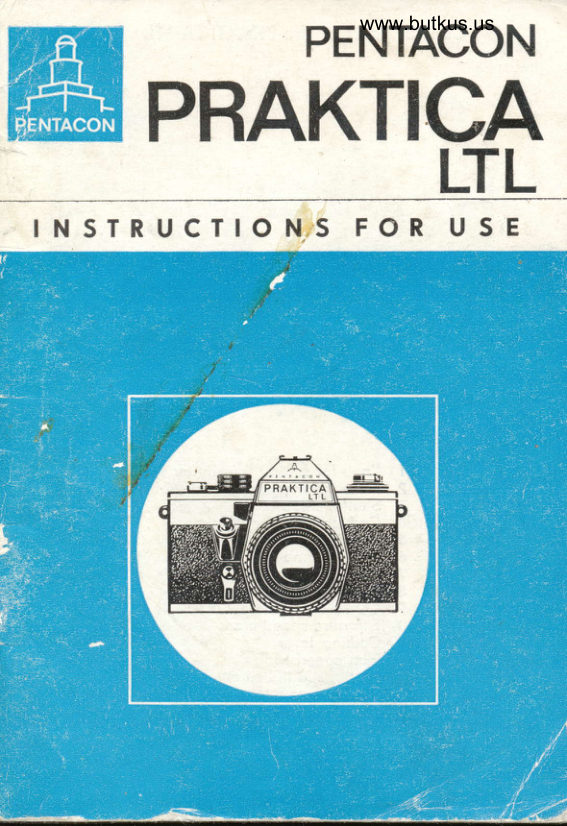 Praktica LTL manual cover