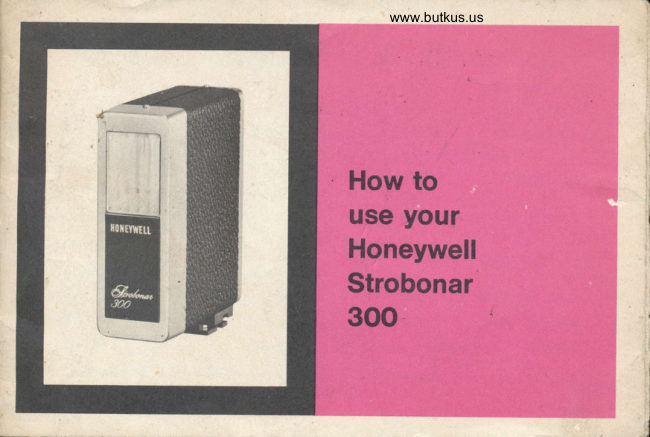 Honeywell Strobonar 300 manual cover