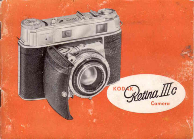 Kodak Retina IIIc manual cover
