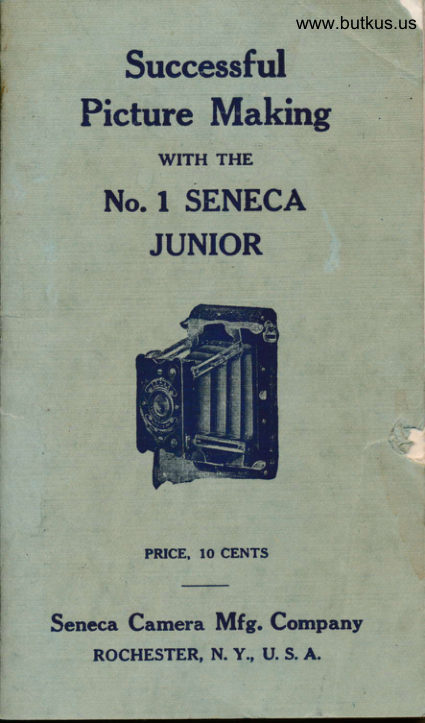 Seneca No. 1 Junior manual cover