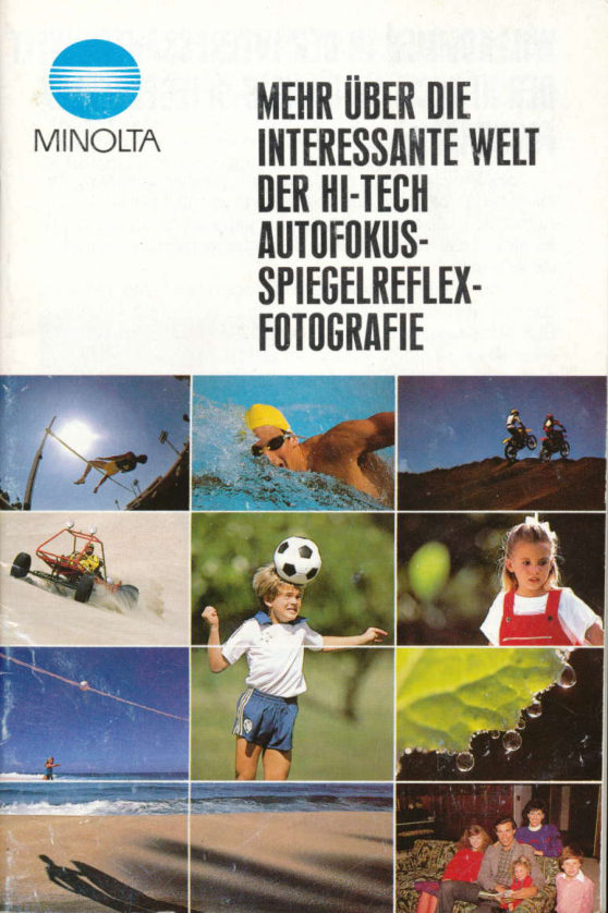 Minolta autofocus lenses manual cover