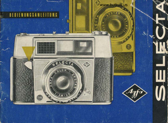 AGFA SELECTRA manual cover
