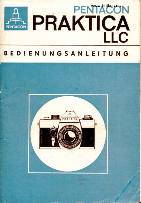 Praktica LLC manual cover