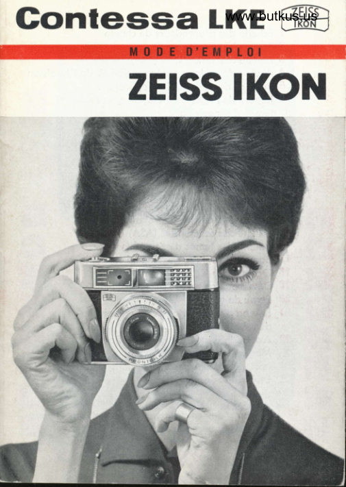 ZEISS IKON CONTESSA LKE manual cover