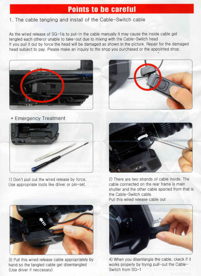 Pentax Dicain grip manual cover