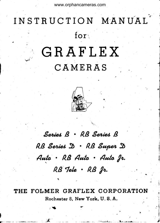 Graflex Cameras manual cover