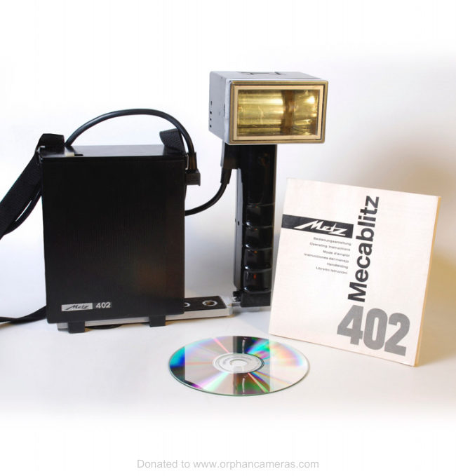 Metz Mecablitz 402 manual cover