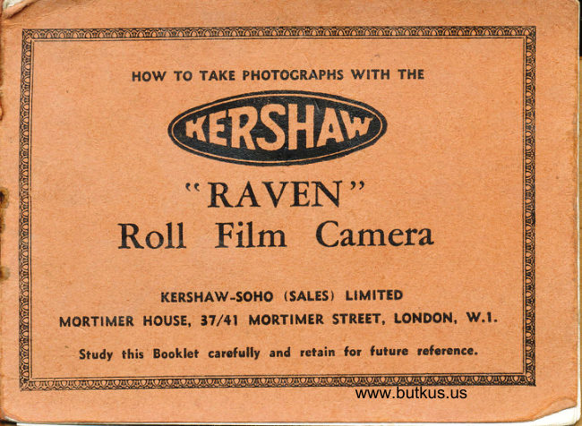 Kershaw Raven manual cover