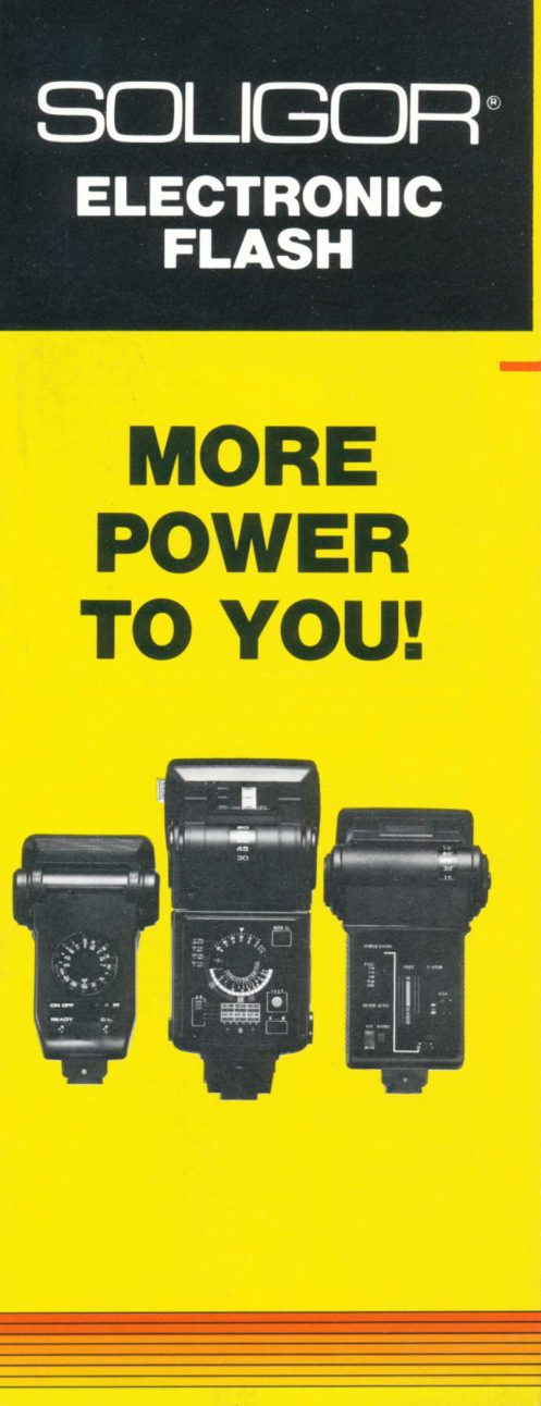 Soligor electronic flash models manual cover